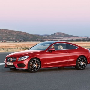 Photo 3/4 avant Mercedes Classe C Coupé (C 250 d 4MATIC) (2015)