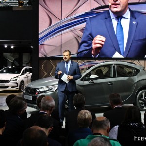 Photo conférence presse DS Automobiles – Salon de Francfort 201