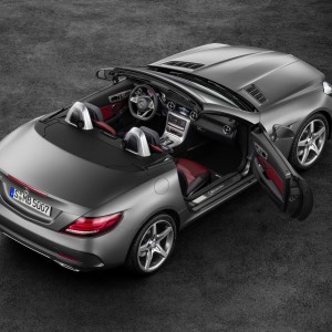 Photo nouvelle Mercedes Benz SLC ouverte (2015)