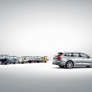 Photo officielle breaks Volvo et nouvelle Volvo V90 (2016)