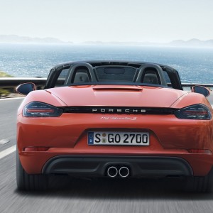 Photo officielle Porsche 718 Boxster (2016)