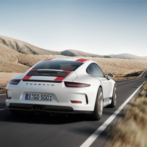 Photo officielle nouvelle Porsche 911 R (2016)