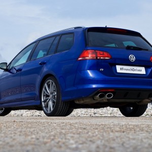 Photo 3/4 arrière Volkswagen Golf R SW (2016)