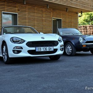 Photo Fiat 124 Spider (2016) et Fiat 124 Sport Spider (1966)