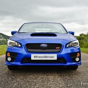 Photo essai route face avant Subaru WRX STI (2016)