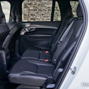 Photo banquette arrière cuir Volvo XC90 R-Design T8 (2016)