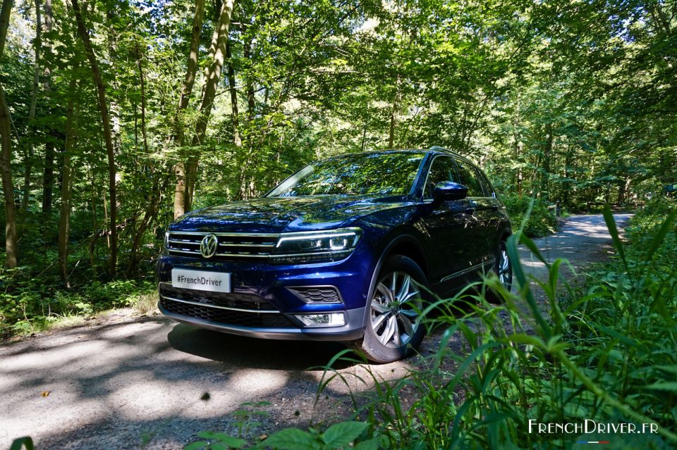 Photo 3/4 avant Volkswagen Tiguan II (2016)