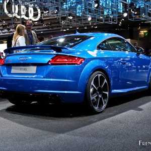 Photo 3/4 arrière Audi TT RS – Mondial de l’Auto de Paris 2016