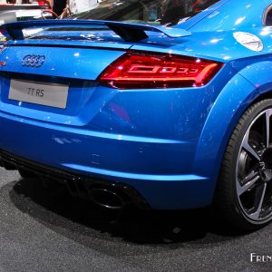 Photo bouclier arrière Audi TT RS – Mondial de l’Auto de Paris