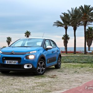 Photo 3/4 avant nouvelle Citroën C3 III Cobalt Blue (2016)