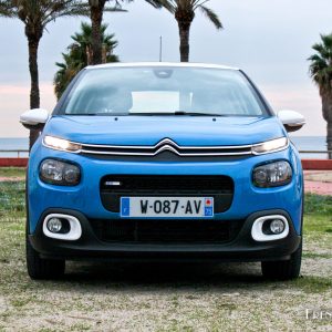Photo face avant nouvelle Citroën C3 III Cobalt Blue (2016)