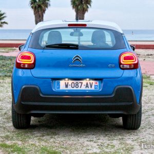 Photo face arrière nouvelle Citroën C3 III Cobalt Blue (2016)