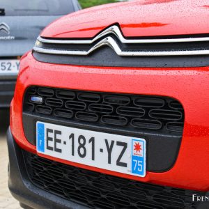Photo calandre avant nouvelle Citroën C3 III Orange Power (2016