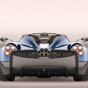 Photo face arrière Pagani Huayra Roadster (2017)