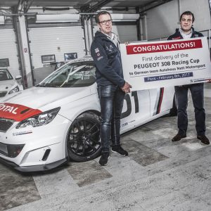 Photo première livraison Peugeot 308 Racing Cup (2017)