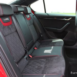 Photo banquette arrière Skoda Octavia RS (2017)