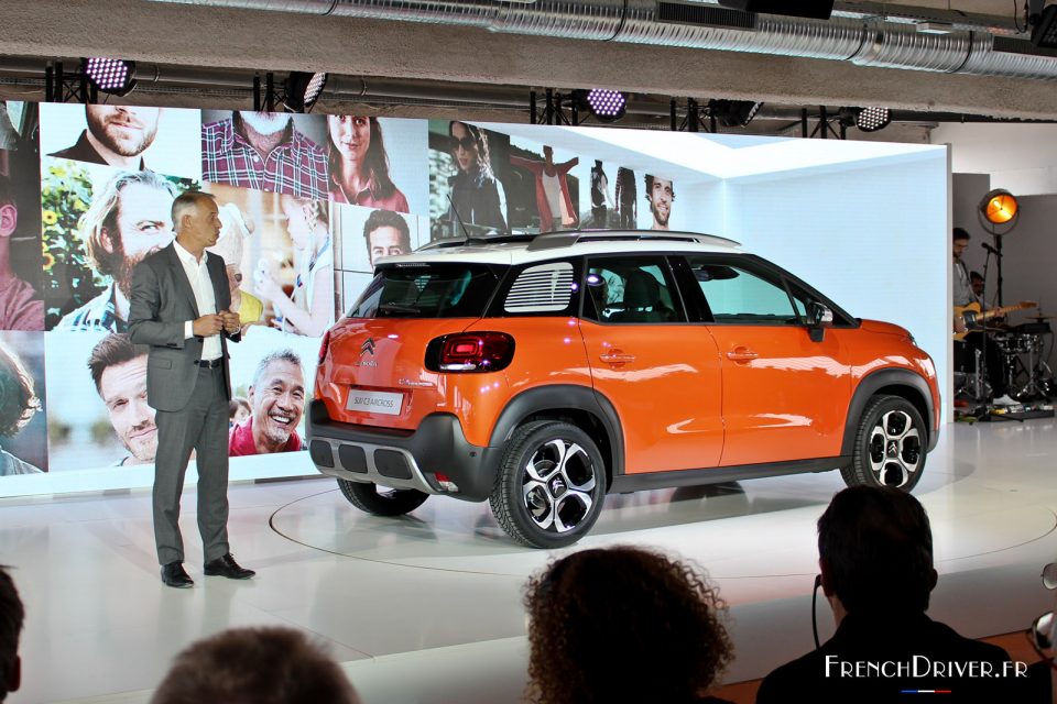 Photo reveal Citroën C3 Aircross - Présentation à Paris (2017