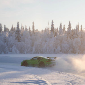 Photo neige Porsche 911 GT3 RS (2018)