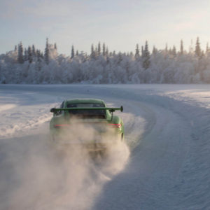 Photo neige Porsche 911 GT3 RS (2018)