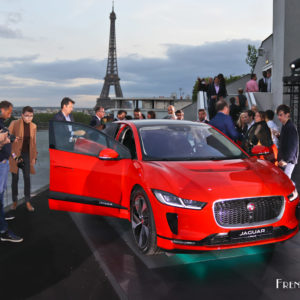 Photo présentation Jaguar I-Pace – Paris (2018)