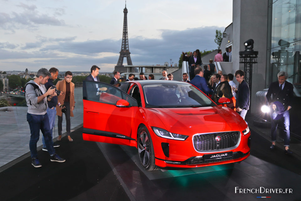 Photo présentation Jaguar I-Pace – Paris (2018)