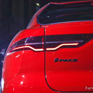 Photo feu arrière LED Jaguar I-Pace – Paris (2018)