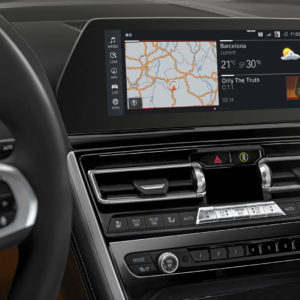 Photo navigation GPS écran BMW Série 8 Coupé (2018)