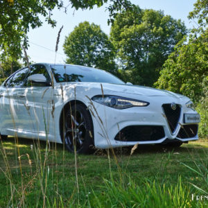 Photo 3/4 avant Alfa Romeo Giulia Veloce (2018)