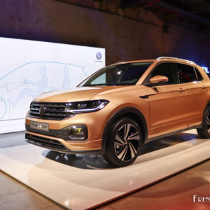 Photo 3/4 avant Volkswagen T-Cross R-Line Beige Cuivré – Prése