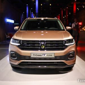 Photo face avant Volkswagen T-Cross R-Line Beige Cuivré – Prés