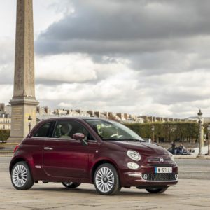 voiture télécommandée fiat 500 rose