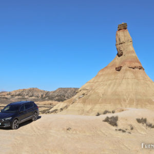 Photo essai SEAT Tarraco désert Bardenas Reales (2019)