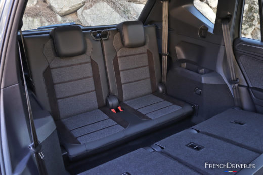 Photo sièges arrière tissu Alcantara Baza SEAT Tarraco (2019)