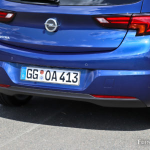 Photo bouclier arrière Opel Astra restylée (2019)