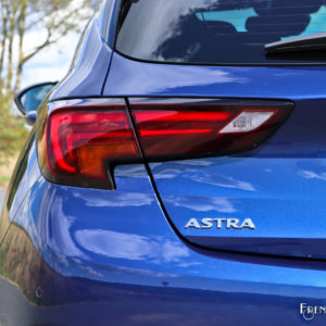 Photo feu arrière LED Opel Astra restylée (2019)