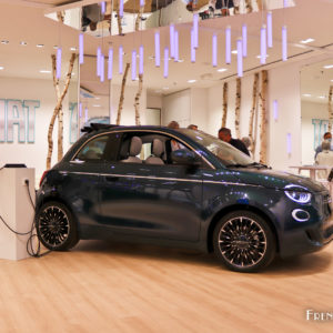 Photo présentation nouvelle Fiat 500 – Casa 500 – Parly 2 (2020