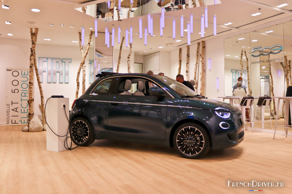 Photo présentation nouvelle Fiat 500 – Casa 500 – Parly 2 (2020