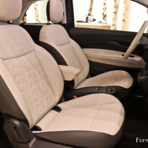 Photo sellerie cuir nouvelle Fiat 500 – Casa 500 – Parly 2 (2020