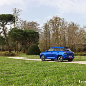 Photo essai dynamique Suzuki Swift IV (2024)