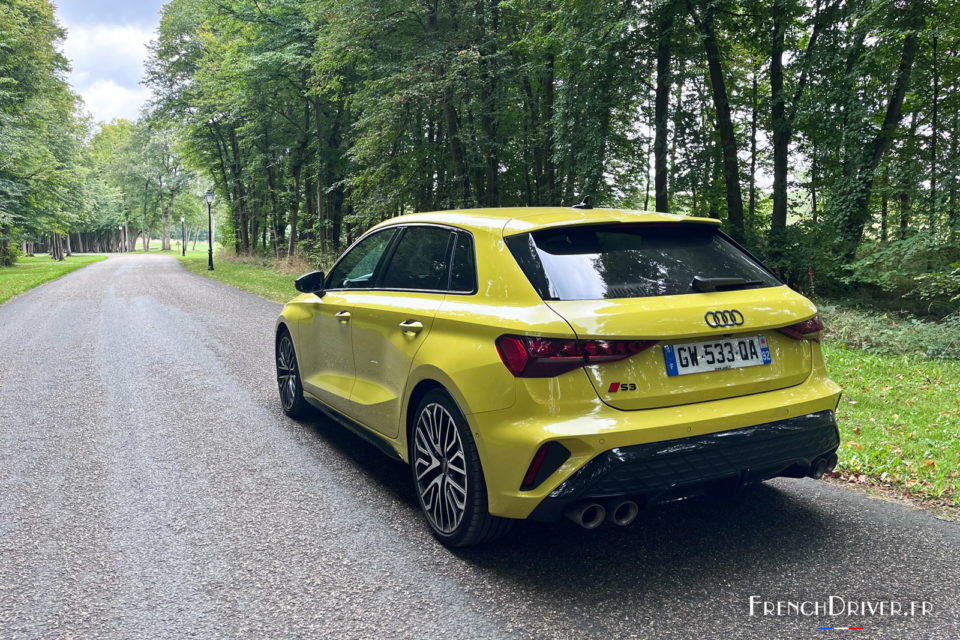 Photo essai dynamique Audi S3 Sportback IV restylée (2024)