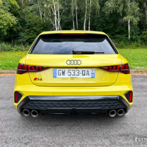 Photo face arrière Audi S3 Sportback IV restylée (2024)