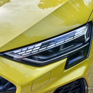 Photo phare avant LED Audi S3 Sportback IV restylée (2024)