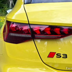 Photo feu arrière LED Audi S3 Sportback IV restylée (2024)