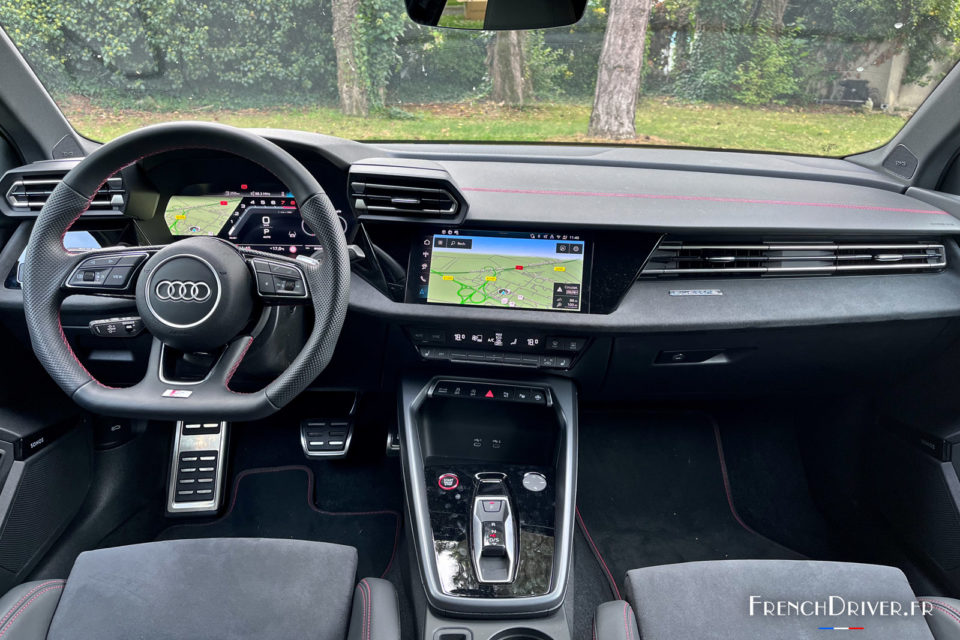 Photo tableau de bord Audi S3 Sportback IV restylée (2024)