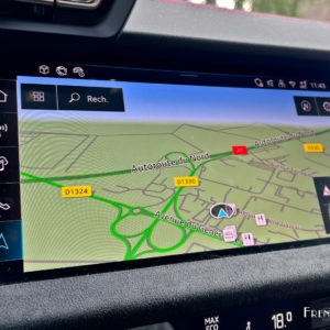 Photo navigation GPS écran tactile Audi S3 Sportback IV restyl