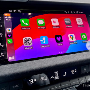 Photo Apple CarPlay écran tactile Audi S3 Sportback IV restylé